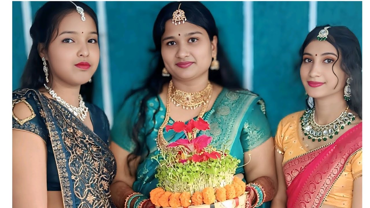 Karma puja vlog 🩷💐