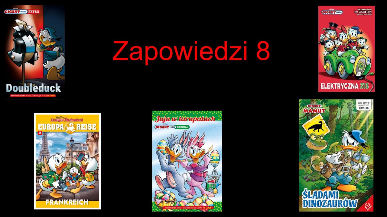 Zapowiedzi #8 Nowy Superkwęk i Komiksy o Europie!