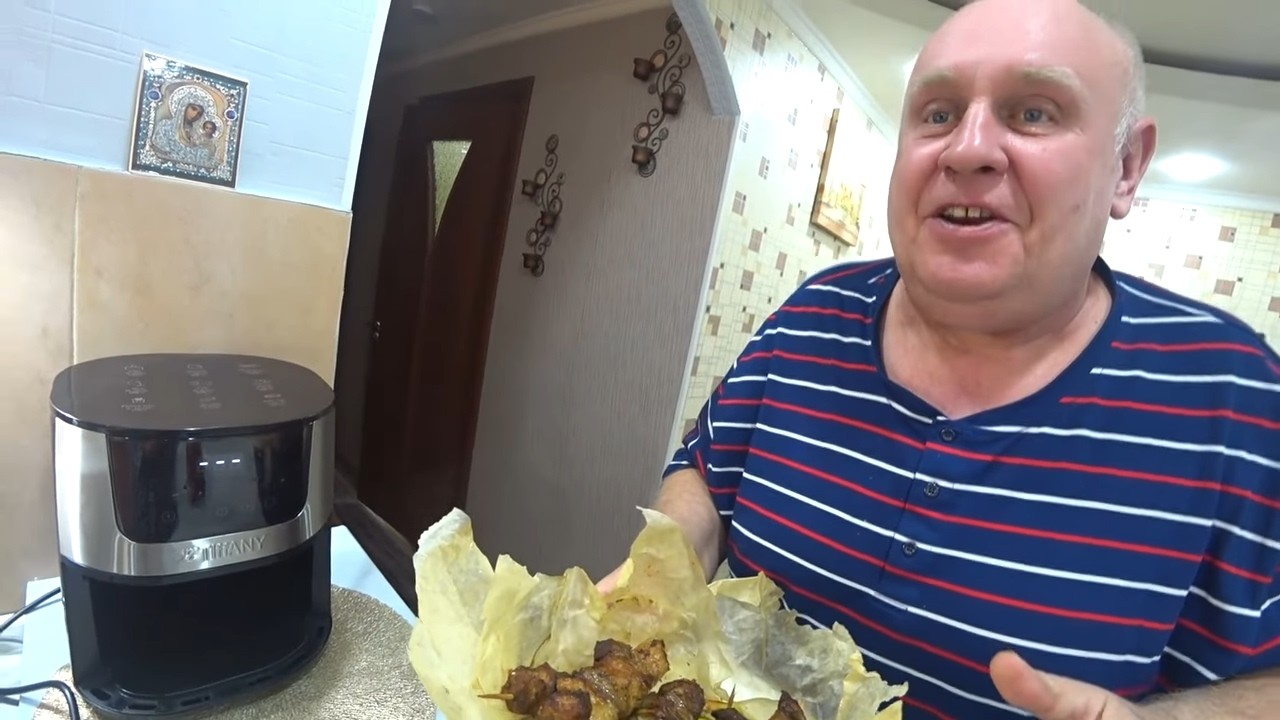ВЛОГ/ИСПЫТЫВАЕМ АЭРОГРИЛЬ/ЗА ЧАС ЧЕТЫРЕ БЛЮДА/ФРИ ШАШЛЫК БЕДРА И ЗАПЕЧЕННЫЕ ОВОЩИ/ВАУ МЫ В ВОСТОРГЕ