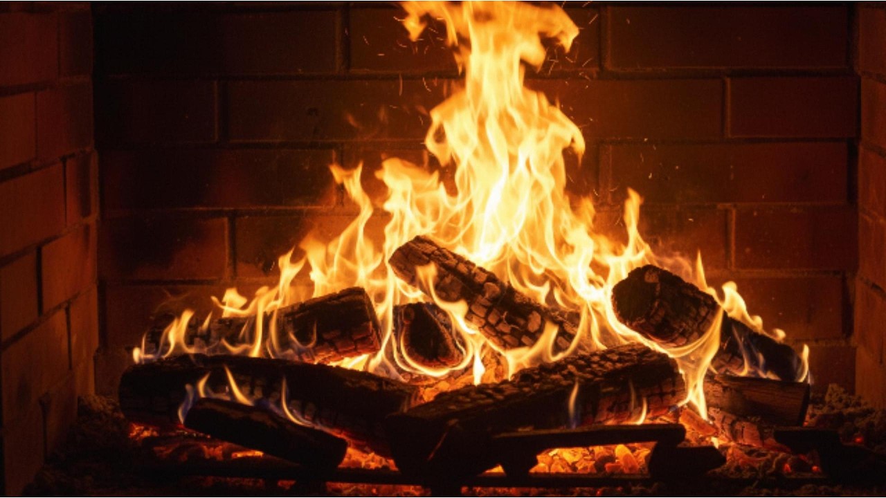 Fireplace 10 hours full HD