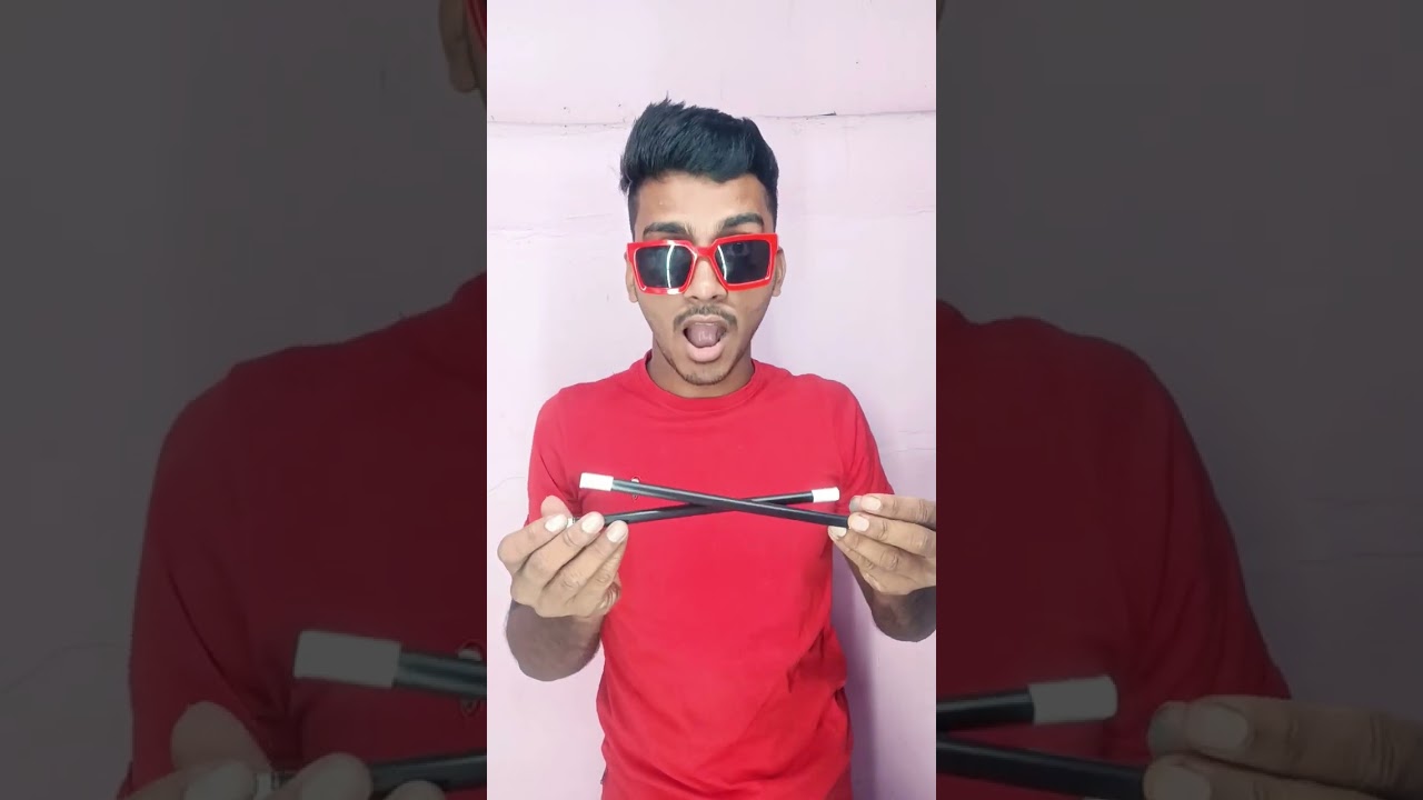 Appearing Wand Magic Trick / Easy Wand Magic Trick by Magician Baadshah Princemagic 