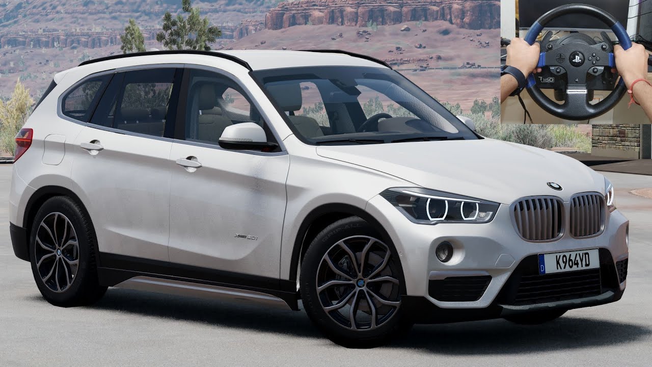 BMW X1 - BeamNG.Drive - Thrustmaster T-150 Gameplay