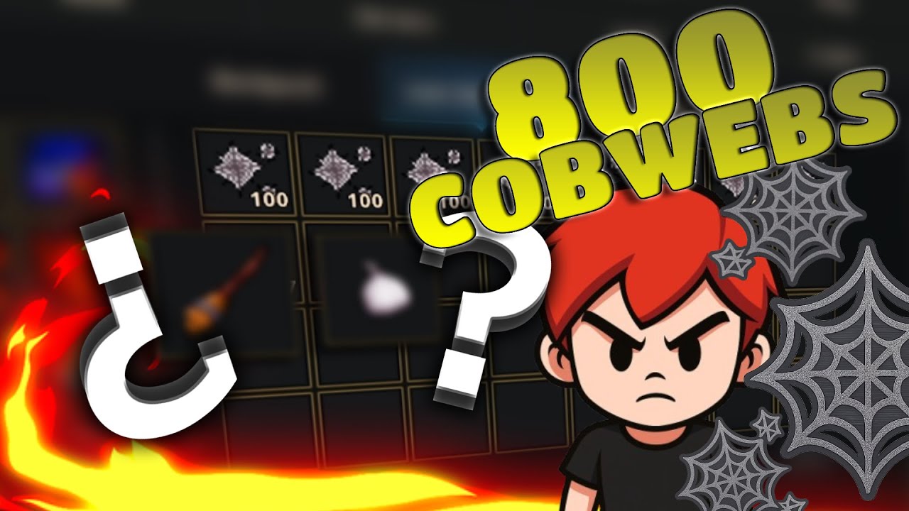 ¿Qué son estos Nuevos ITEMS? Muestro el lvl de mi 2PJ ¡800 COBWEBS!