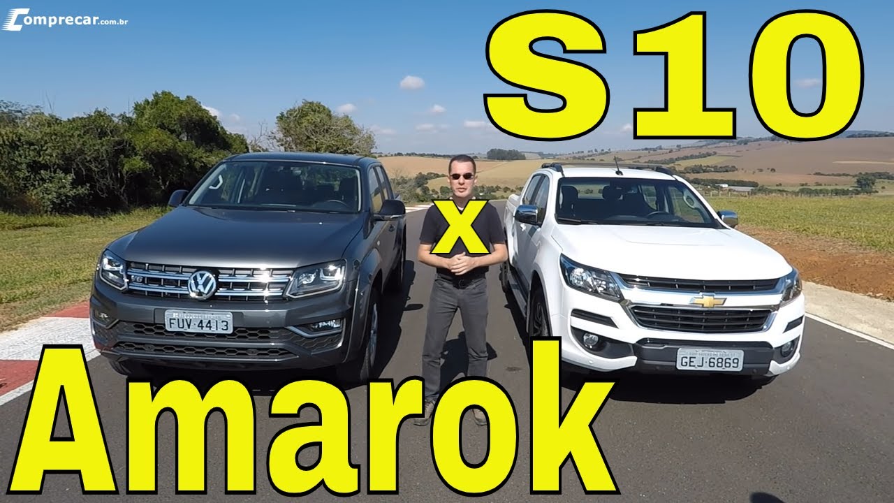Comparativo: VW Amarok V6 x Chevrolet S10 High Country