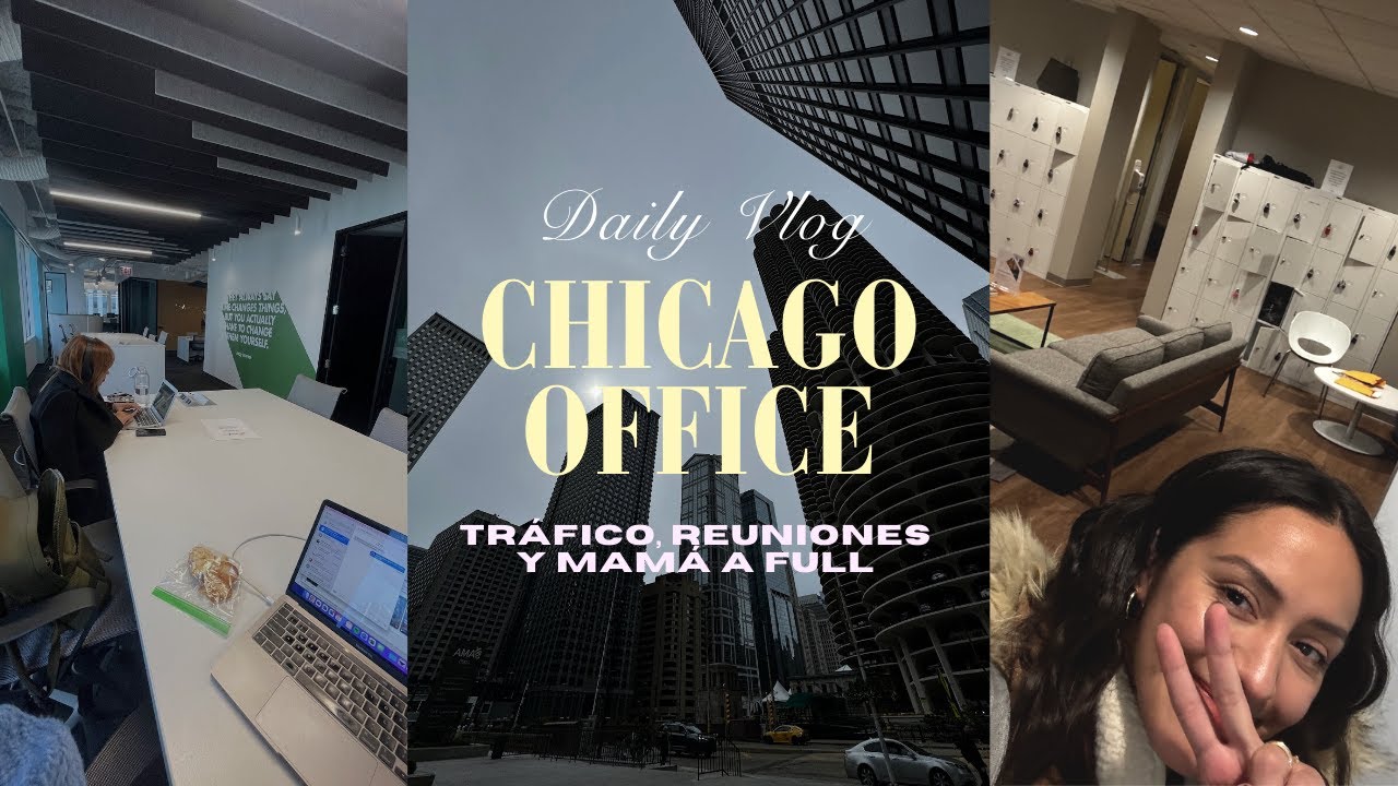 Day in the life de una mamá en Chicago office | working mom life