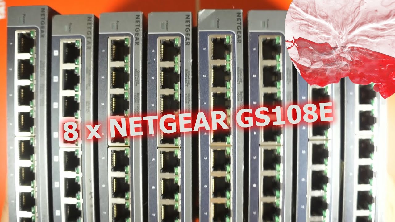 041 - [NAPRAWA] - 8 x NETGEAR GS108E