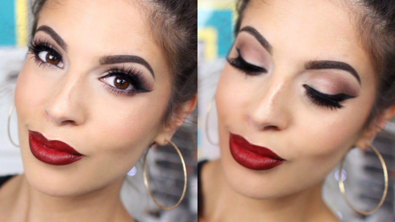 Classic Holiday Makeup Tutorial 2015