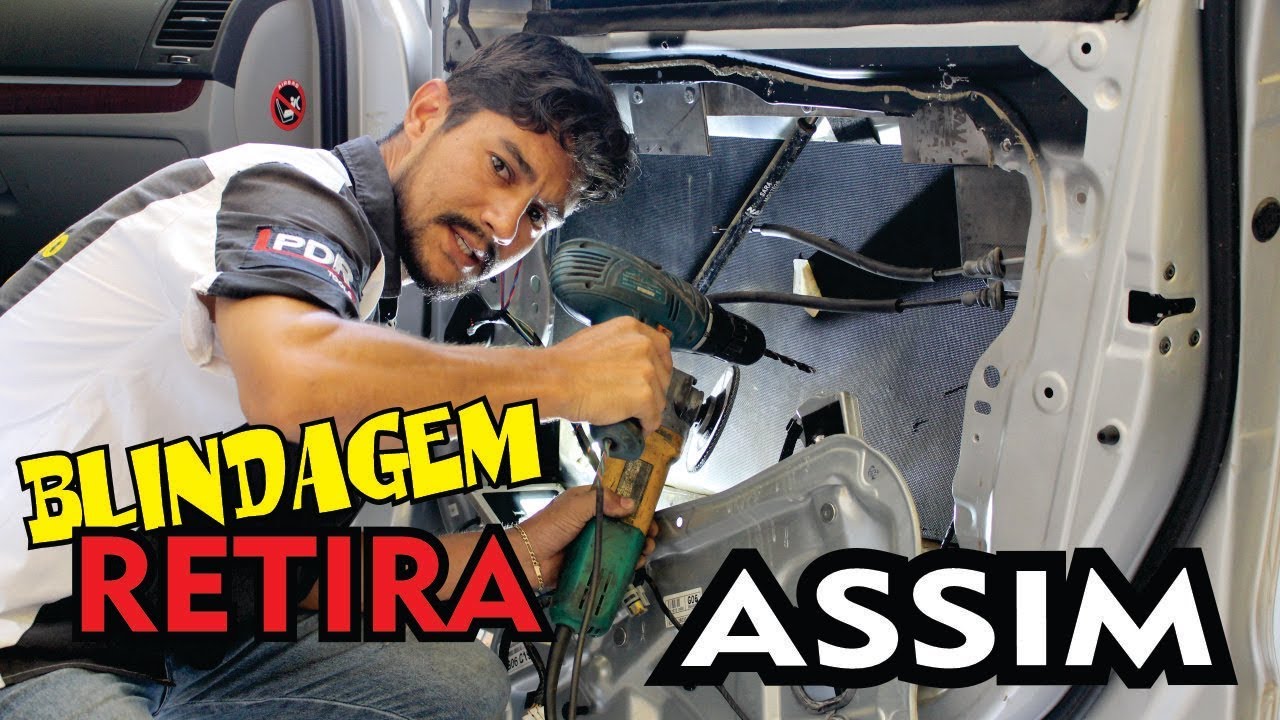 MARTELINHO DE OURO  / COMO REMOVER A BLINDAGEM DO CARRO?