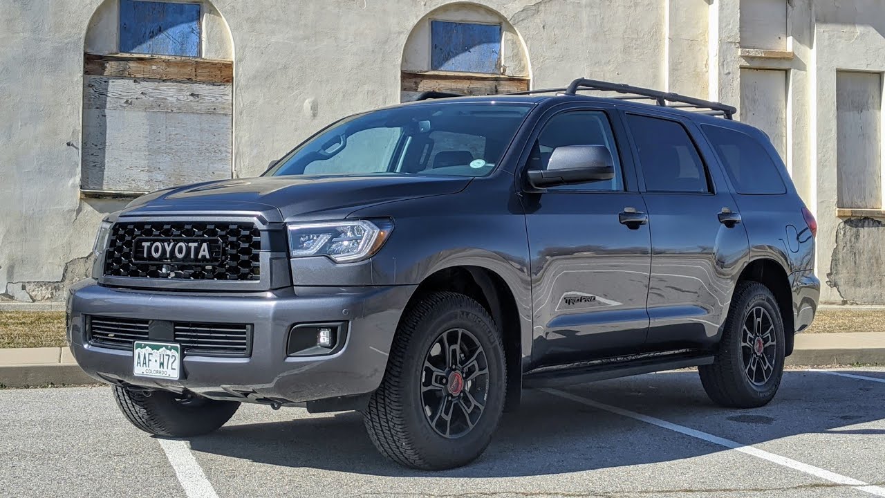 The 2020 Toyota Sequoia TRD Pro is a Dinosaur of an SUV