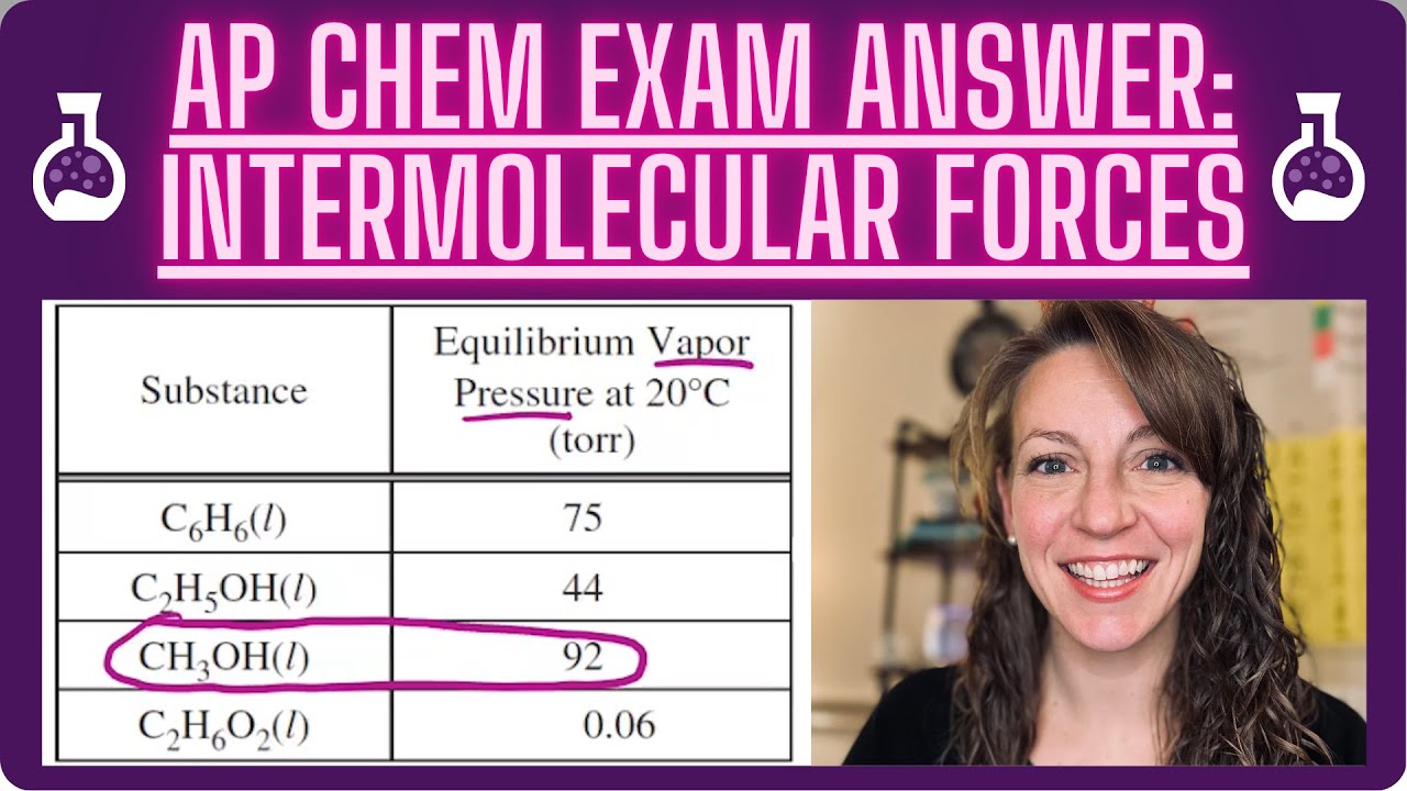 AP Chem Exam Answers: Intermolecular Forces