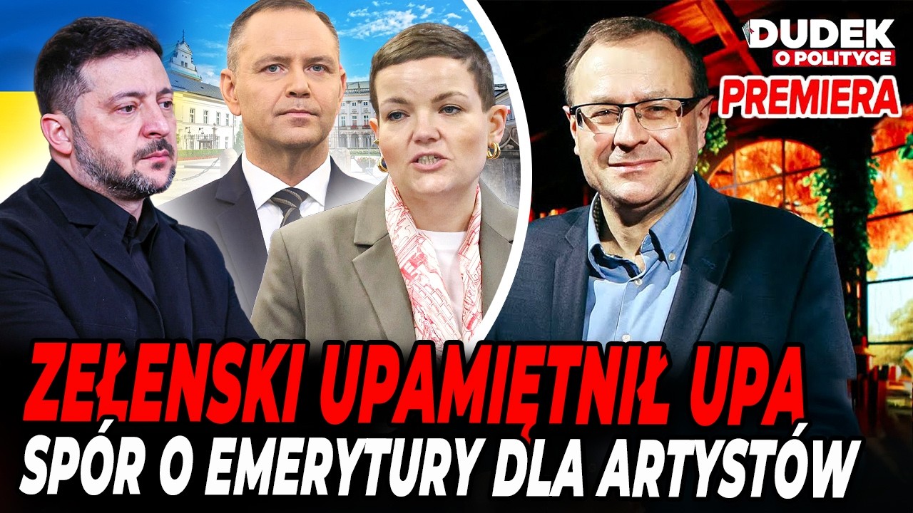 SKANDAL Z ZEŁENSKIM I UPA! EMERYTURY DLA ARTYST&Oacute;W I REFERENDUM W KRAKOWIE&nbsp;| Dudek o Polityce