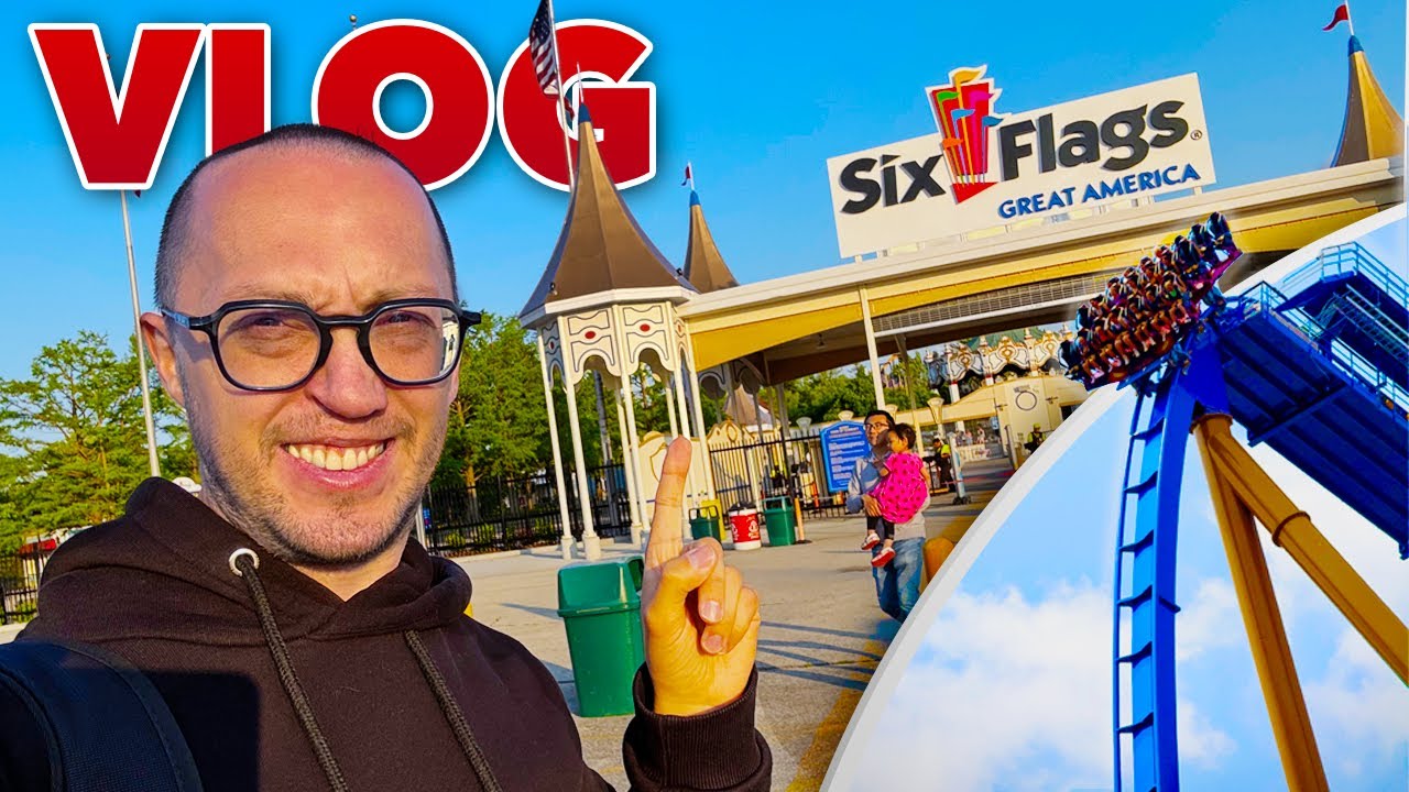 🫨 Wrath of RATTLEshaka? - Eerste keer in Six Flags Great America! VLOG
