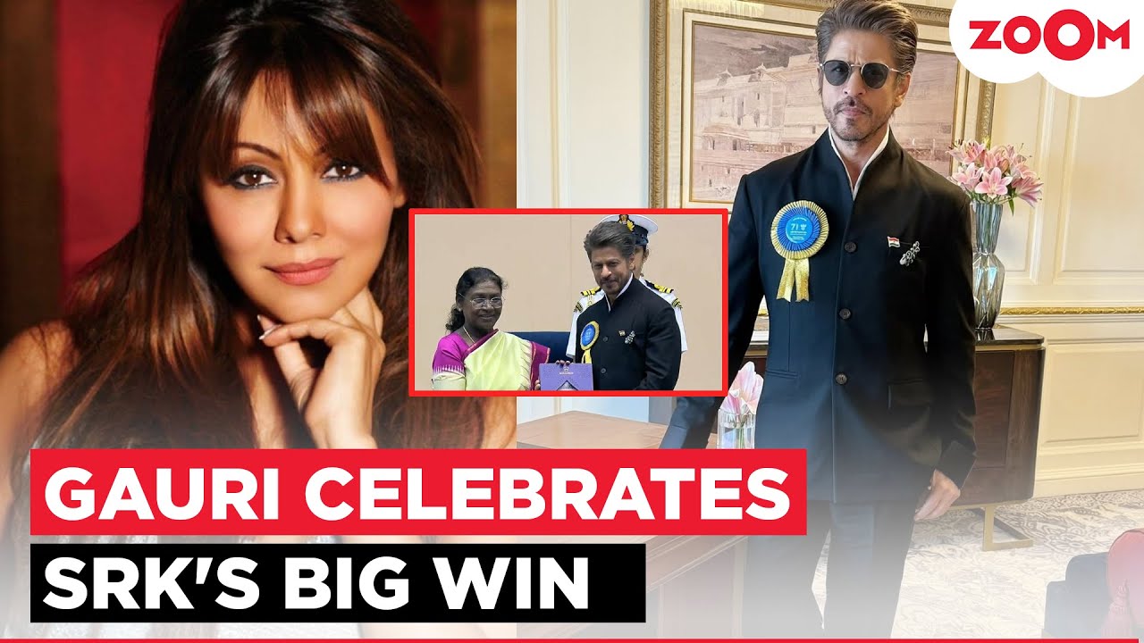 Gauri Khan CELEBRATES Shah Rukh Khan's National Film Award win; Bollywood celebs congratulate him