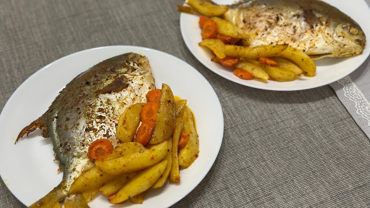 Запечений вомер з овочами — святкова та смачна страва! #риба #рецепт #fish #recipe #food #вечеря 