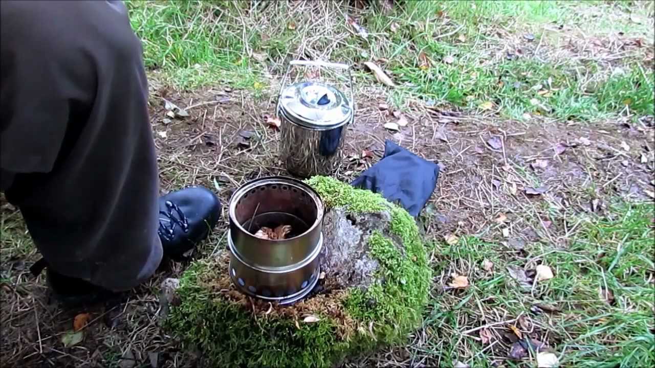 Solo Hammock Camping + Wild Stove and Billy Can