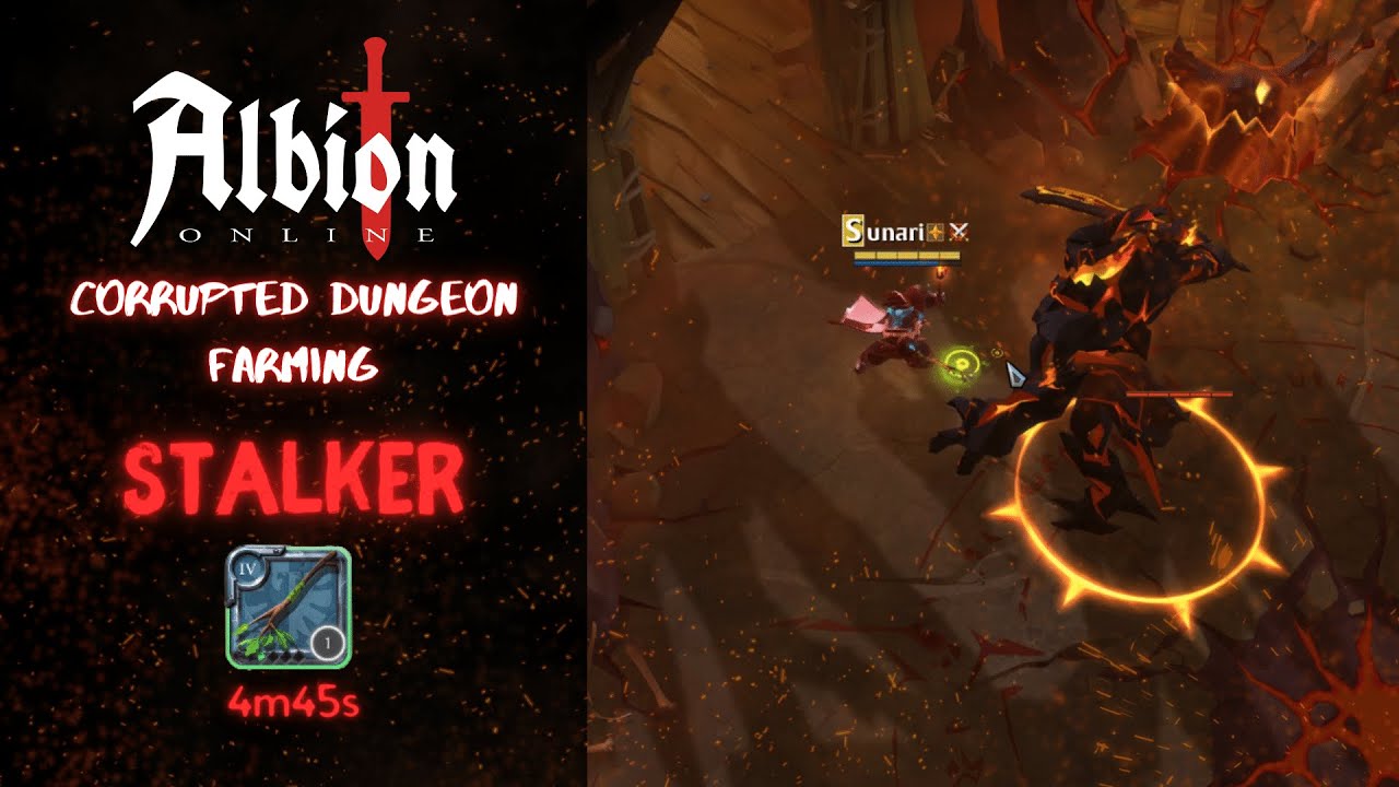 Clear Under 5 Mins Using 40k Build! | STALKER Corrupted Dungeon Speed Clear |  Albion Online