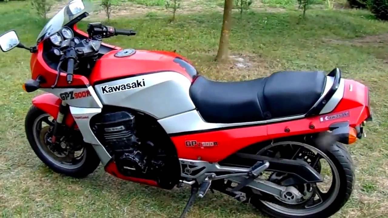 Kawasaki GPZ 900R A2 Ninja - 1985 - Cold start (run) Engine Sound Exhaust /Dźwięk praca silnika