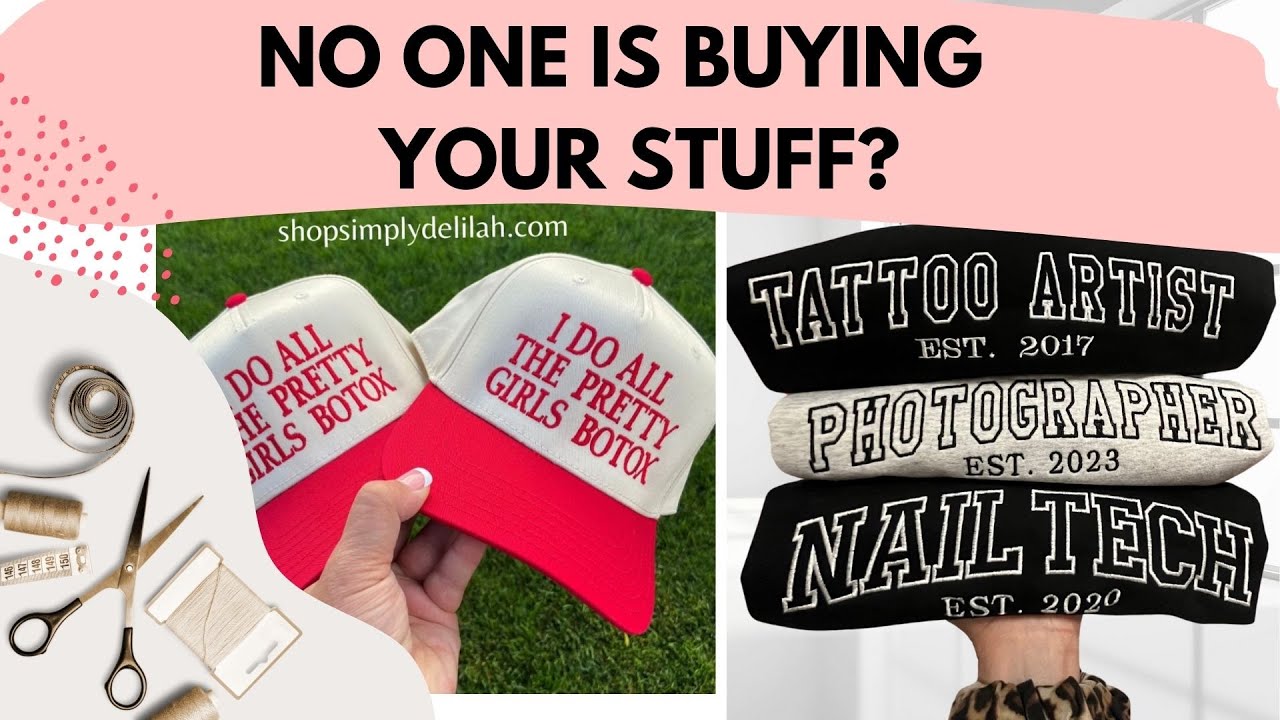 MAKE MACHINE EMBROIDERY PROJECTS THAT SELL- EMBROIDERY BUSINESS FOR BEGINNERS