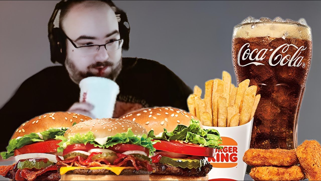 WingsofRedemption fights with a Troll named Chippy and eats a BBQ Bacon Whopper from Burger King