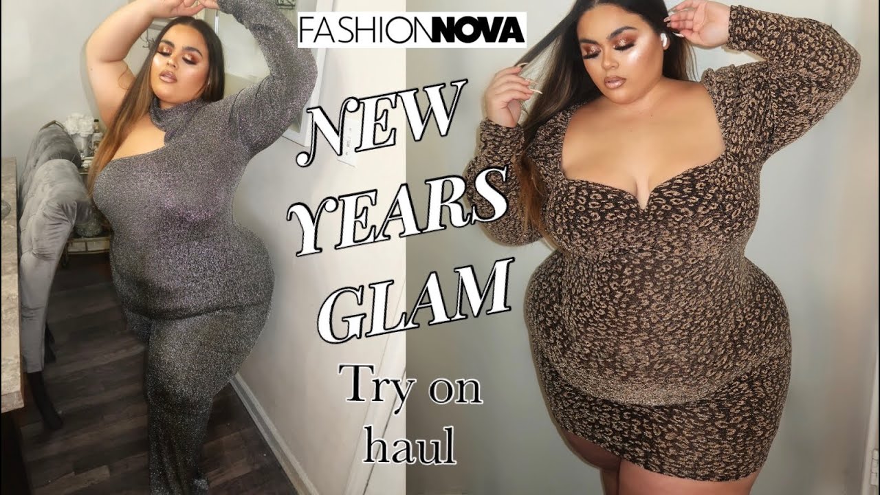 NEW YEARS GLAM FASHION NOVA CURVE HAUL♡♡ |GABRIELLAGLAMOUR