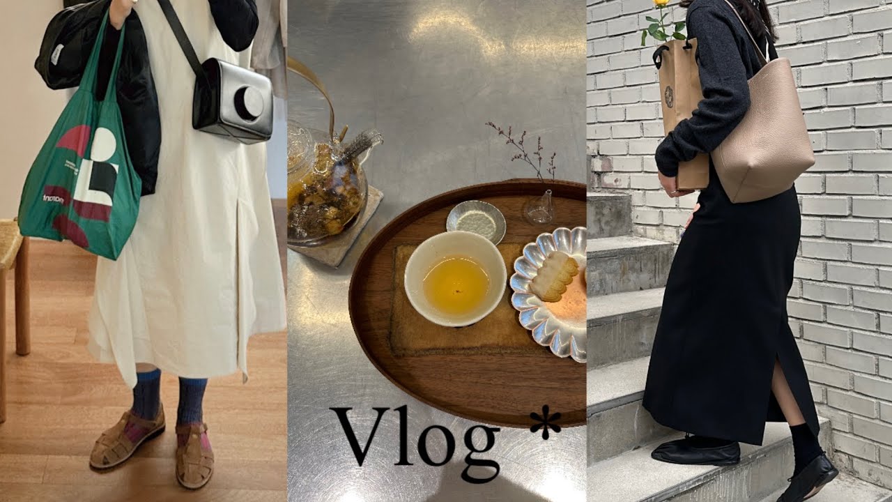 Vlog | 고효 | 고르고 고른 가을 옷 싹 보여드려요🤎 | CHE Seoul, 포터리, 모노하, 에토스, COS | 가을 쇼핑 하울🪞