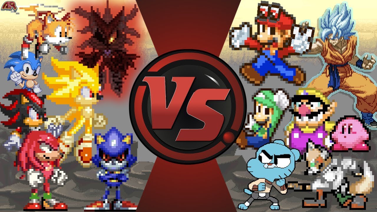 SONIC FORCES vs THE WORLD! (Sonic Forces vs Mario Odyssey, Dragon Ball Super & More) Sonic Animation