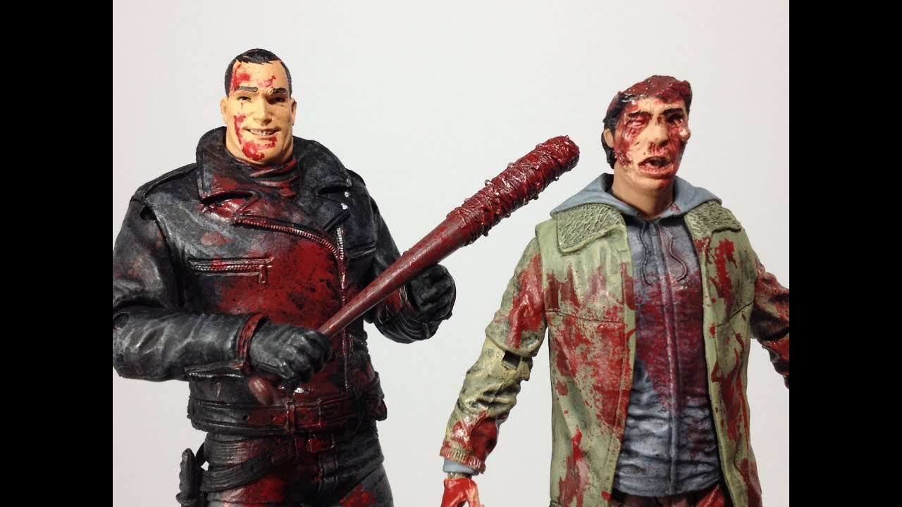 Review en Español The Walking Dead Negan y Glenn Comic Book 2 Pack McFarlane Toys