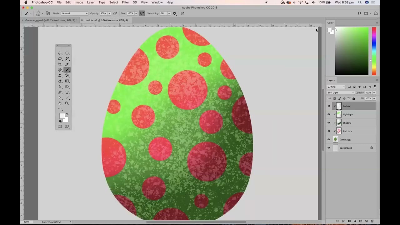 My Green Egg tutorial in PS