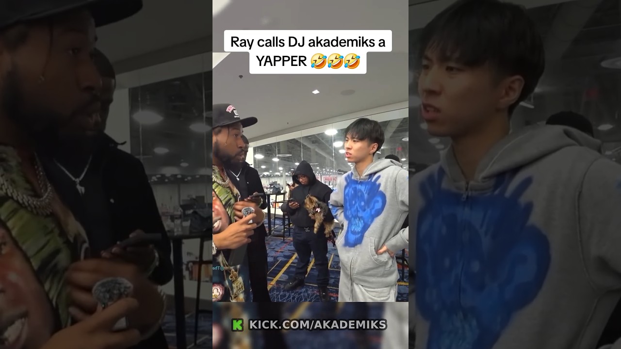 Ray calls DJ akademiks a yapper #kaicenat #asianboyray