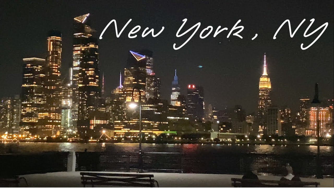 [4K] Manhattan Skyline/Night View of Manhattan From Hoboken, NJ(SEP.2020)
