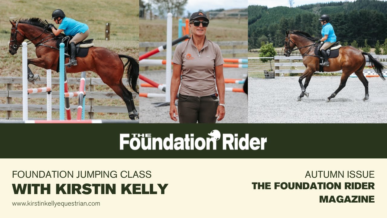 How to improve Show Jumping with the Foundation Rider Magazine and Kirstin Kelly.