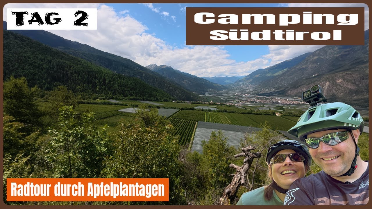 E-Bike Tour Schlanders Südtirol 🚴 | Vinschgau & Apfelplantagen ab Camping Voglsang