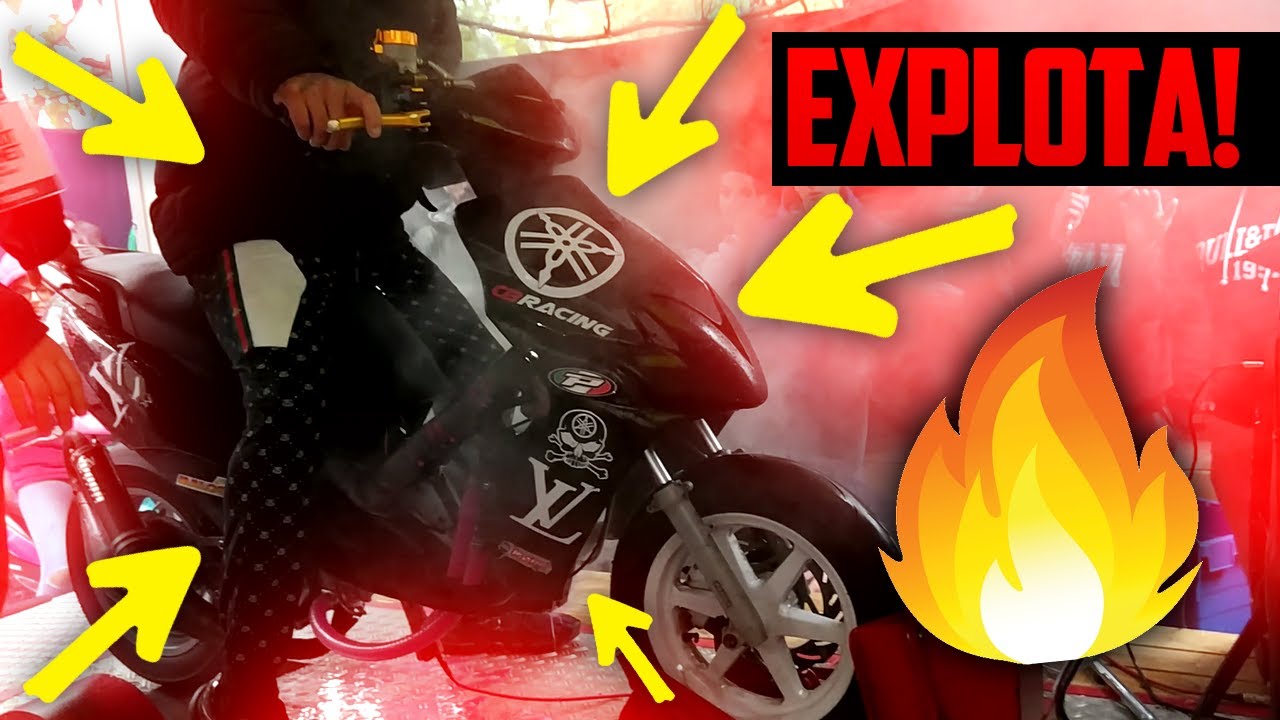 Con IRONFRAN, RATSQUAD y URY G en el BANCO de POTENCIA de MOTOSCOOT