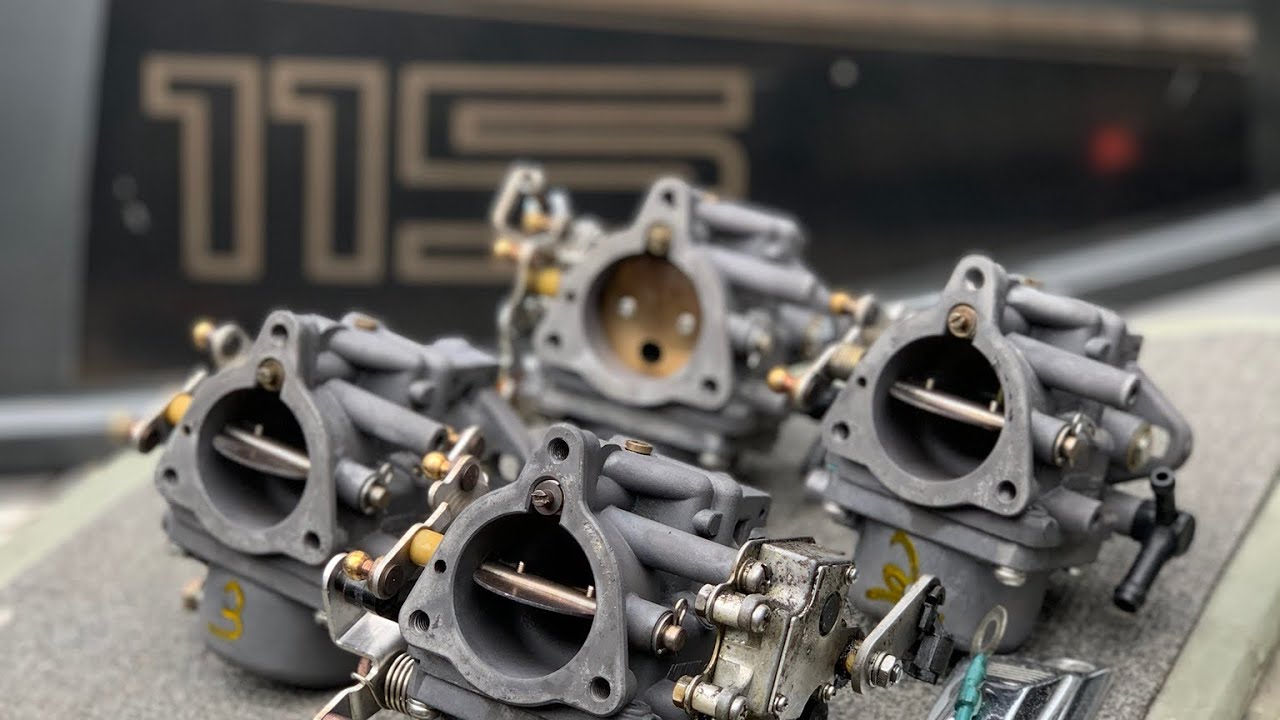 Suzuki Outboard Motor Carb Rebuild!