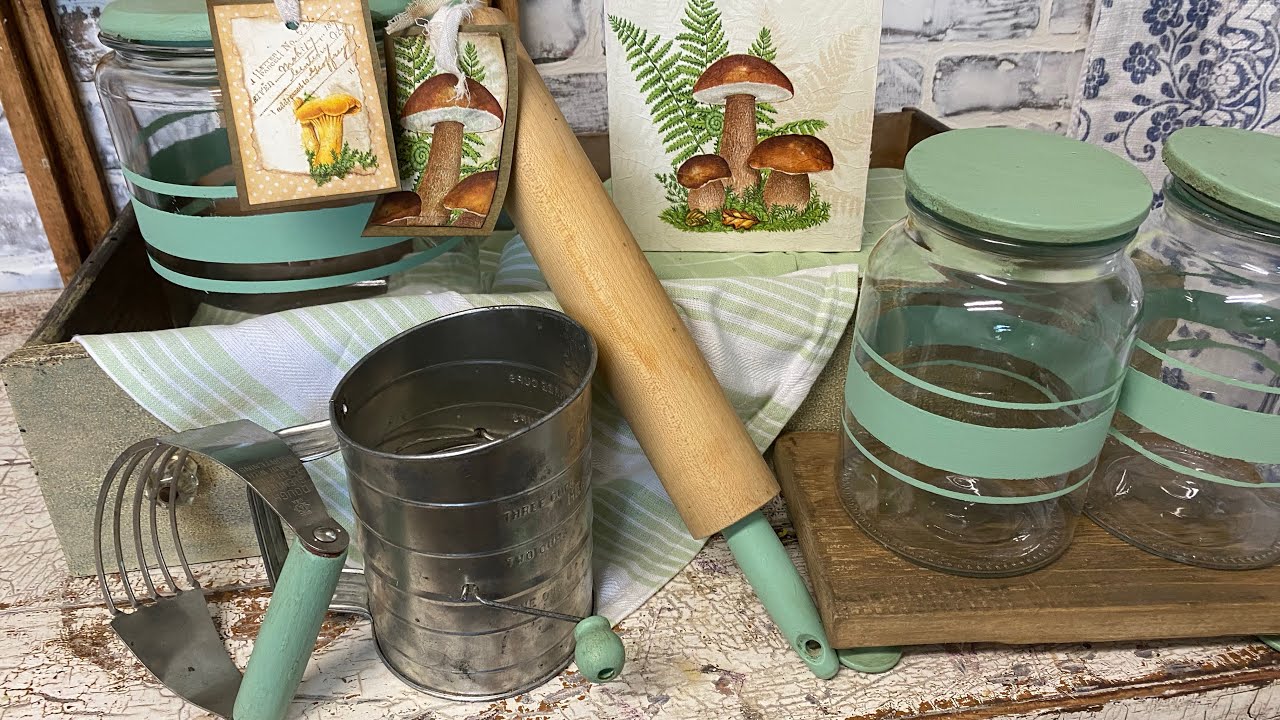 Diy Trash to Treasure Vintage Kitchen Decor