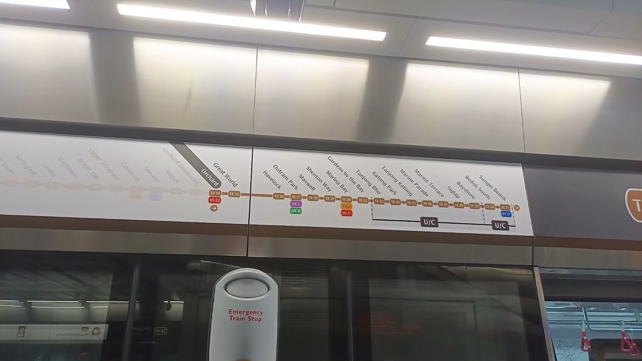 SMRT Trains: Thomson East Coast Line - Before Thomson-East Coast Line 4 Opening