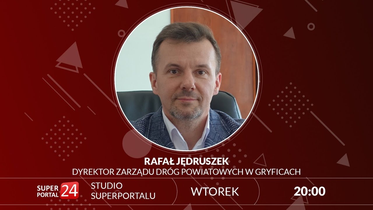 Rafał Jędruszek- Dyrektor Zarządu Dróg Powiatowych w Gryficach | STUDIO SUPERPORTALU