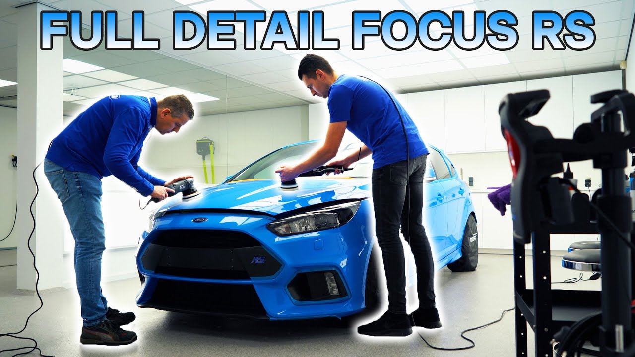 Ford Focus RS Full Detail - Cleaning + Paint Correction + Ceramic Coating - Auto Detailing