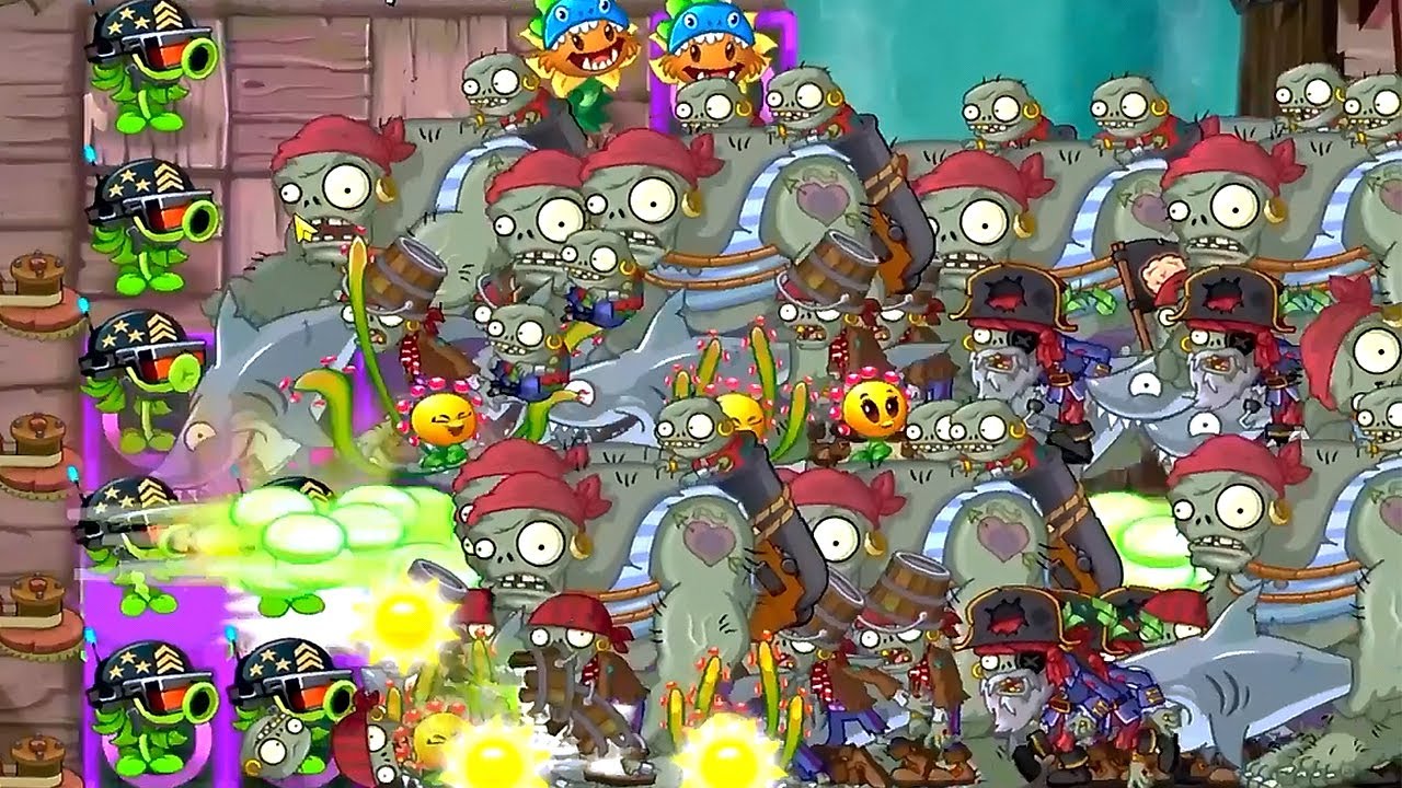 Can Plants Survive Dead Man's Booty 2147483008? Plants vs Zombies 2 Very Hard