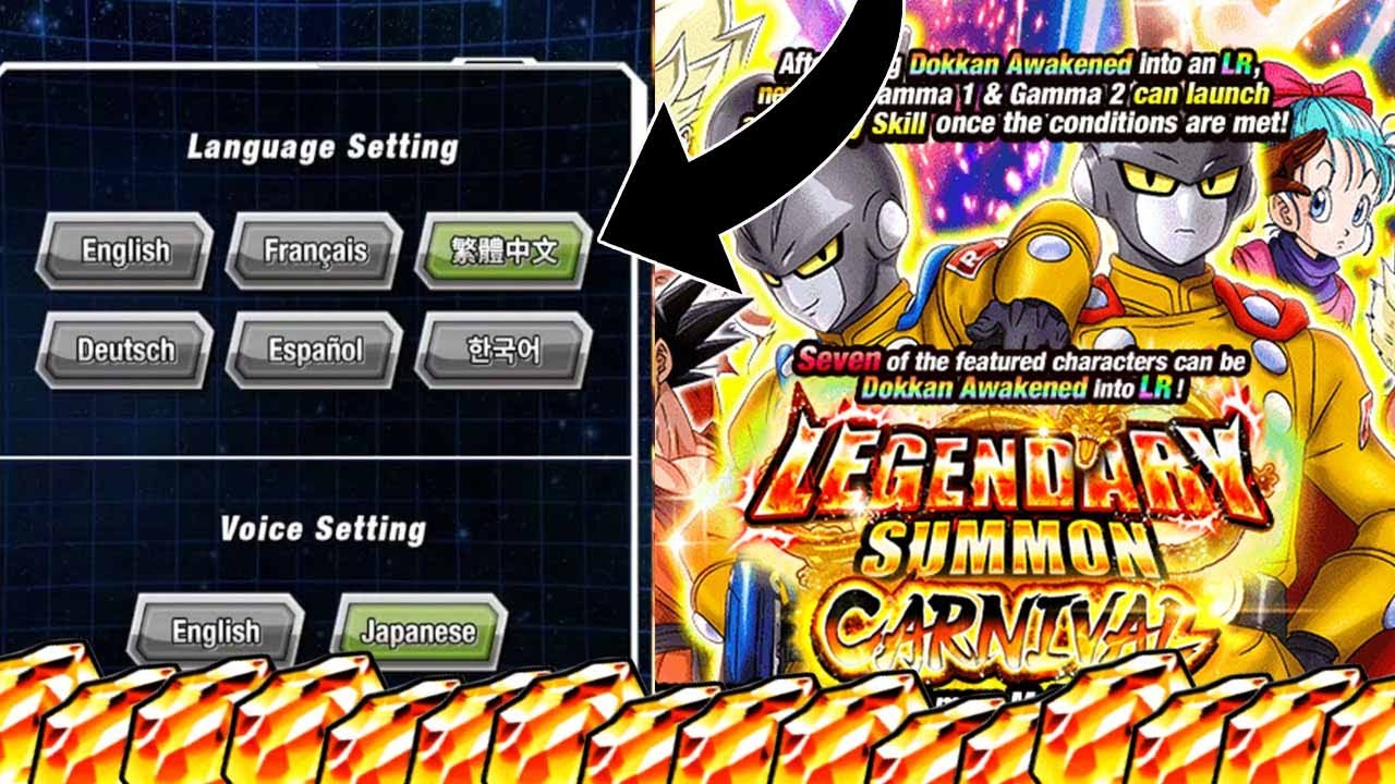 CAMBIO LA LINGUA IN CINESE E SUCCEDE IL MIRACOLO!!! SUMMON SU GAMMA 1/2 LR || DBZ Dokkan Battle ITA