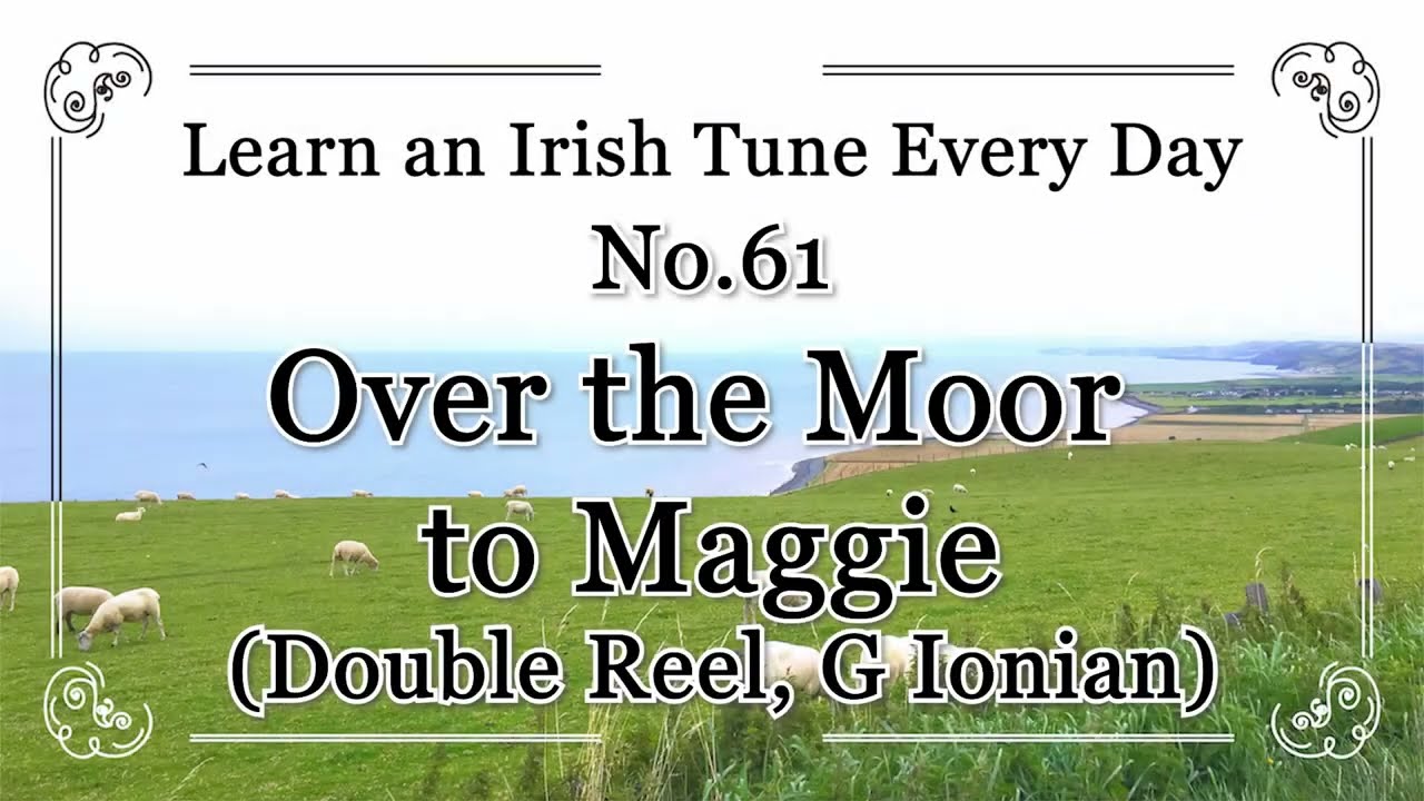 061 Over the Moor to Maggie (Double Reel, G Ionian) Learn an Irish Tune Everyday.