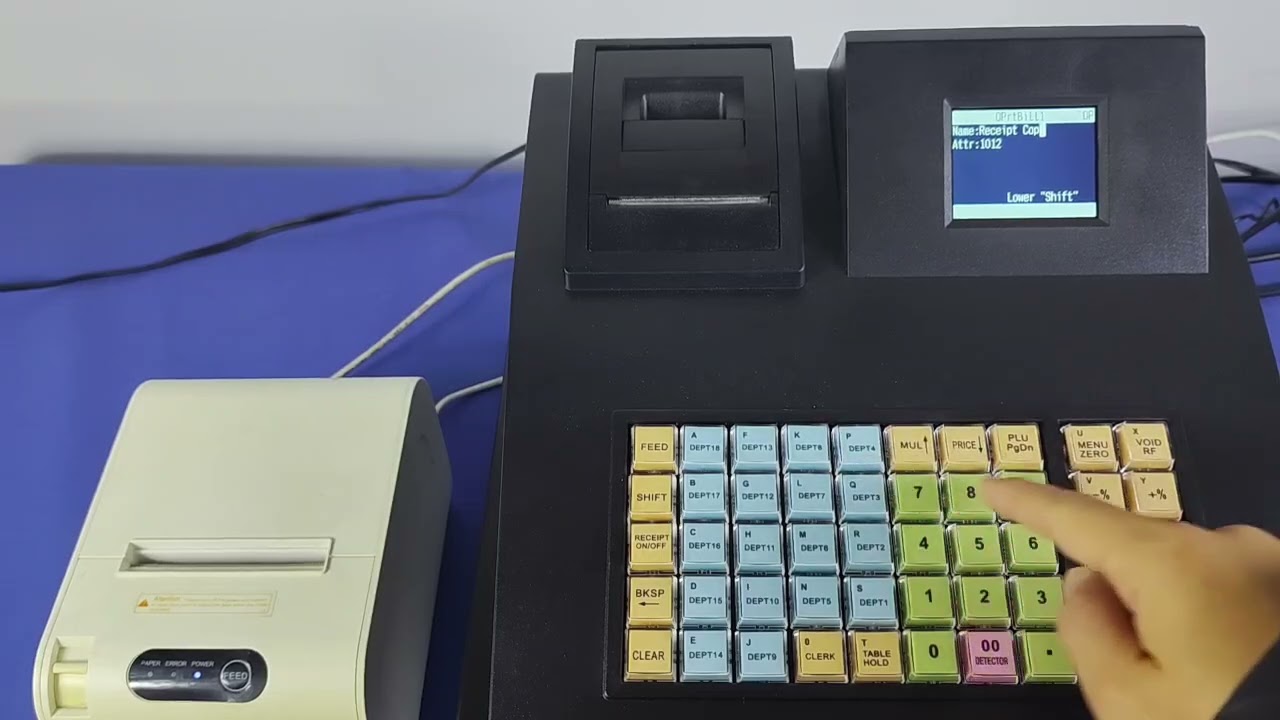 external receipt printer setting & application