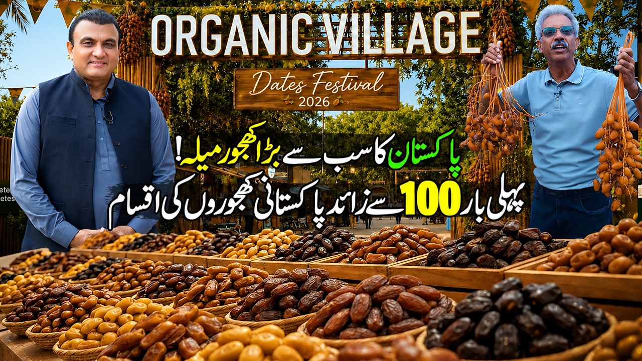 Pakistan&rsquo;s Largest Dates Festival 2026| Lahore Organic Village | 100+ Varieties of Pakistani Khajoor