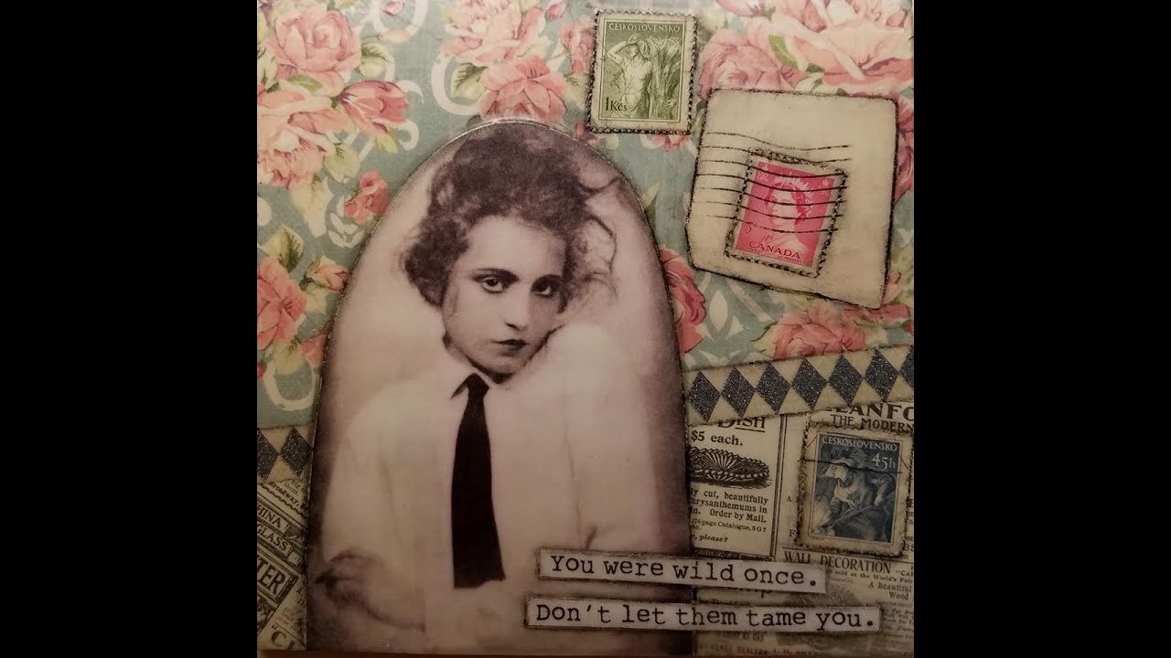 Make a collage dipped in wax with Casey Rasmussen White