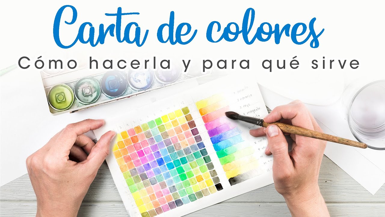 Carta de colores: APRENDE A PINTARLA Y PARA QUÉ SIRVE