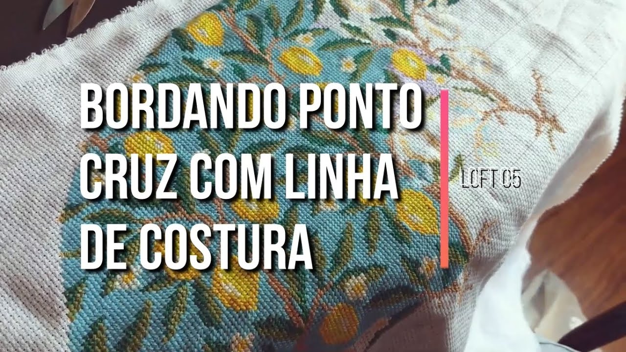 Ponto cruz com linha de costura - @Loft o5