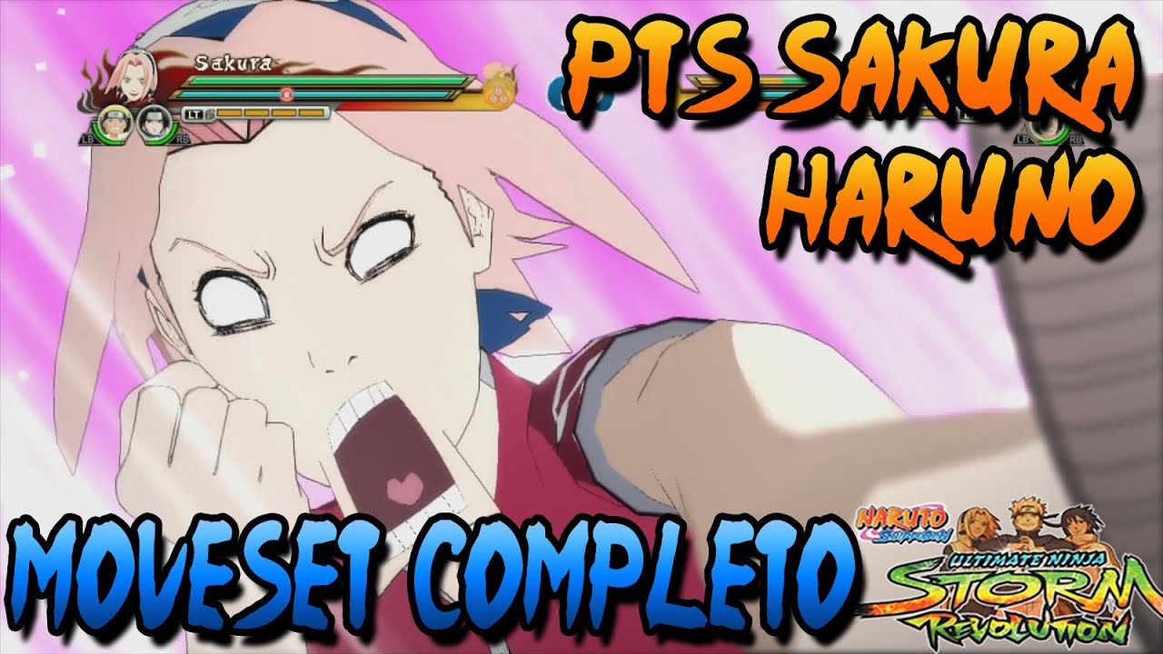 Naruto Storm Revolution: PTS Sakura Haruno Moveset Completo