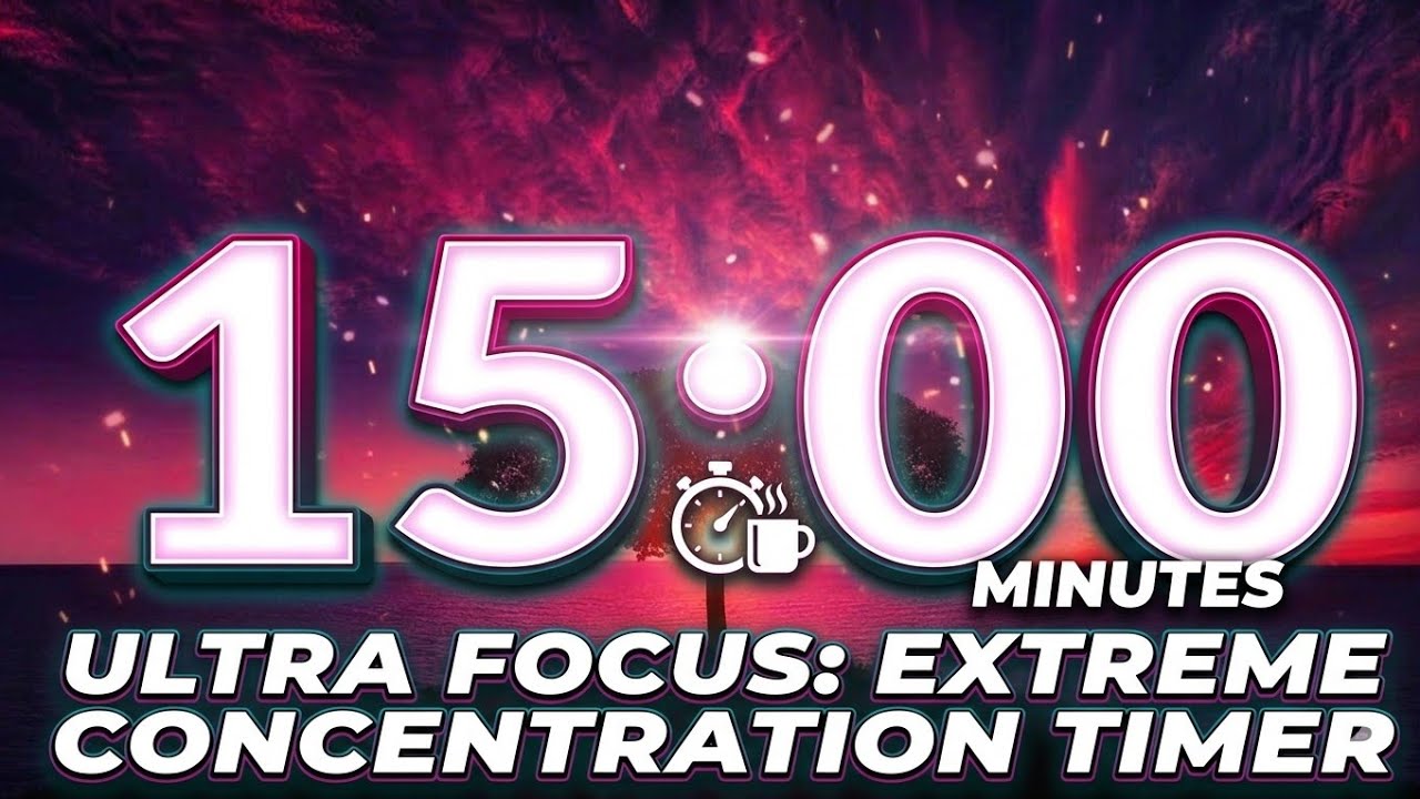 15 Minute Timer with Alarm, without music