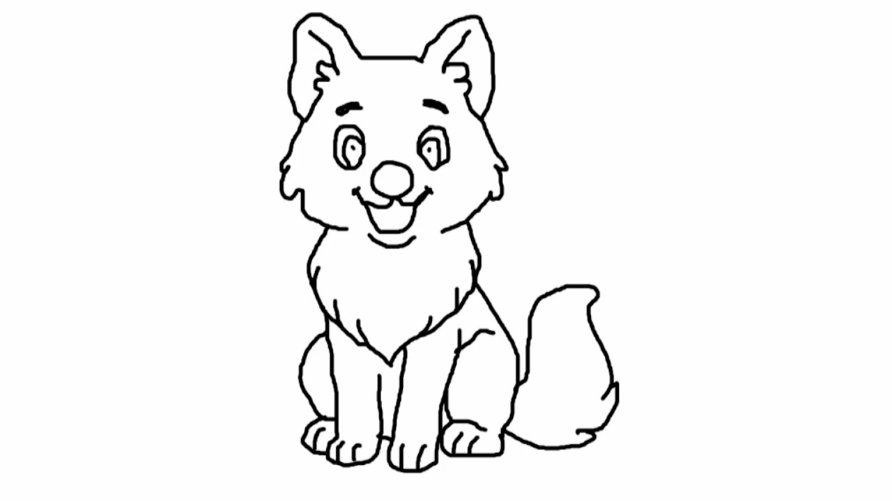 Arctic Fox Easy Drawing - Step By Step - Nishant Pundir