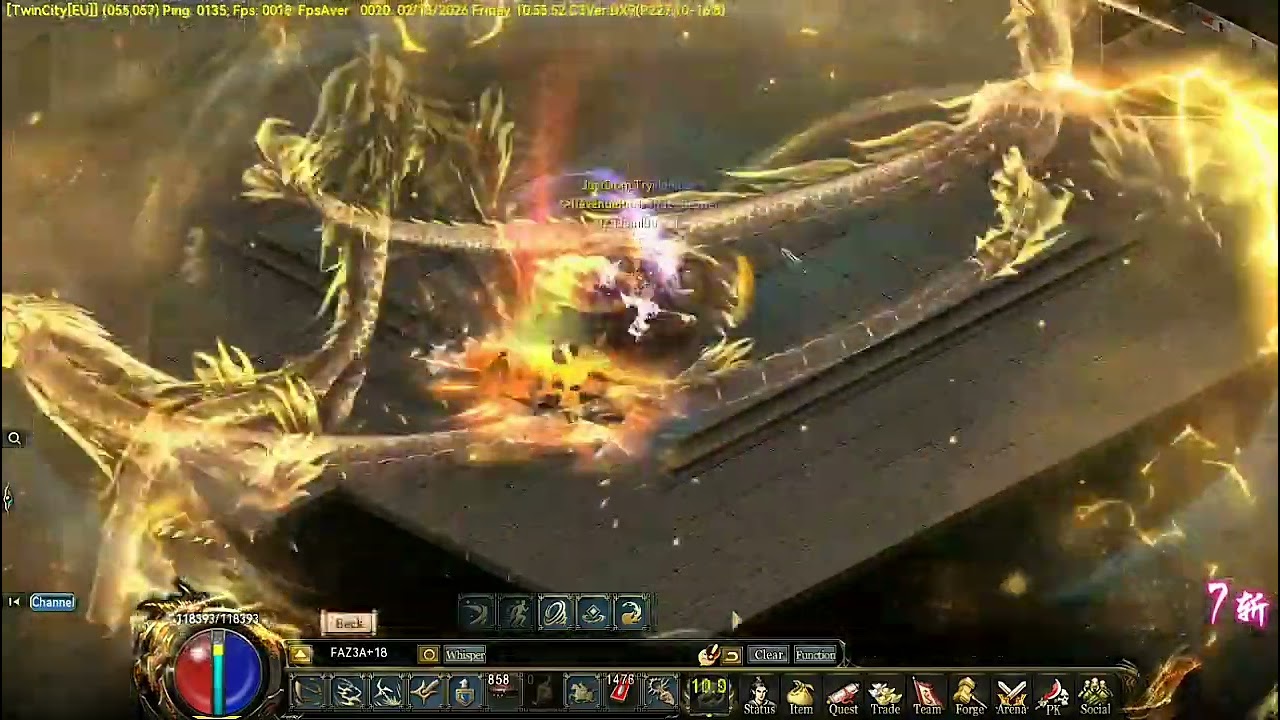 Fight 1vs1 in arena Conquer 3d TwinCity-Co  #Za3em 